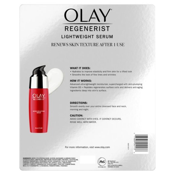 Product Of Olay Regenerist Micro Sculpting Serum 2 pk. 1.7 oz. - Picture 2 of 2